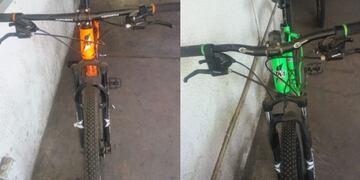 Ambas bicicletas están en la Comisaría 2da esperando que sus dueños las identifiquen.