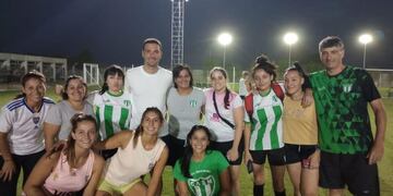 Lionel Scaloni visitó el Club Matienzo