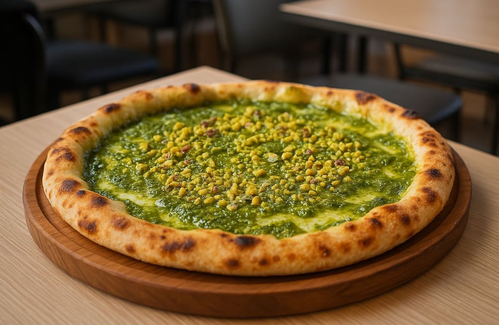 Una reconocida pizzería de Buenos Aires lanzó la “pizza de pistacho”: cuánto cuesta y dónde se consigue