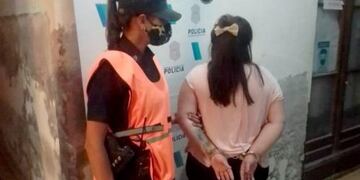 Rompió los vidrios de la casa de su hermana, fue aprehendida