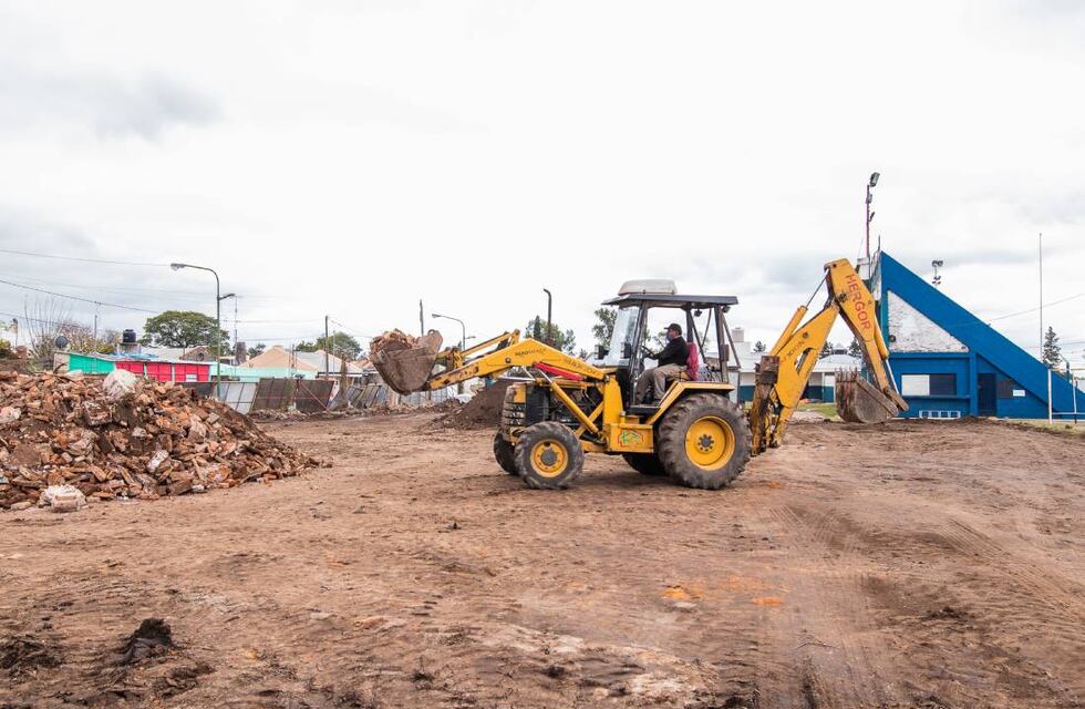 Arrancaron las obras en Sportivo Norte, en el medio de la polémica por los subsidios