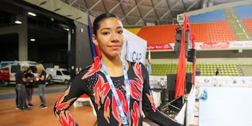 Valentina Villalobos, oriunda de Guaymallén y de 17 años, logró la medalla dorada en la categoría Junior en el Torneo Nacional que se realizó en La Rioja. Gentileza
