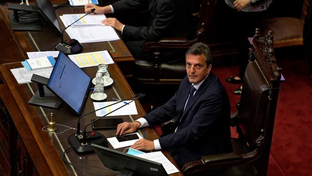 Sergio Massa, presidente de la Cámara de Diputados. (Juan Mabromata / AFP)