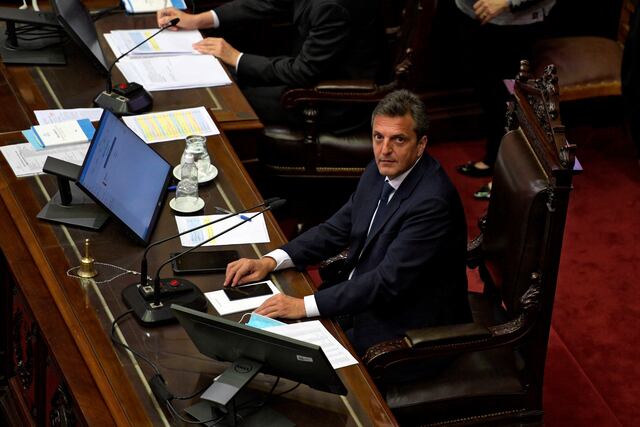 Sergio Massa, presidente de la Cámara de Diputados. (Juan Mabromata / AFP)