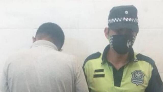 Luego de enfrentarse con la policía detuvieron a un presunto asaltante