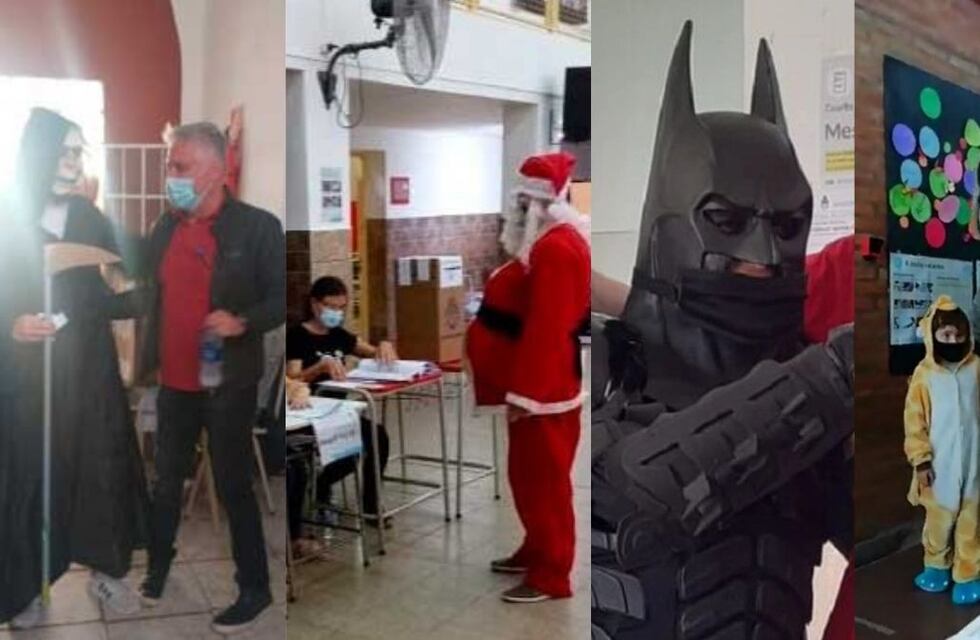 Elecciones 2021 en Córdoba: Papá Noel, Batman y otros personajes que votaron en la provincia