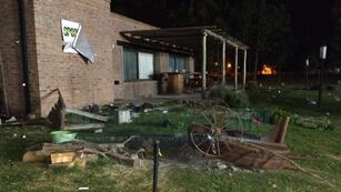 Así quedó el predio del club durante año nuevo