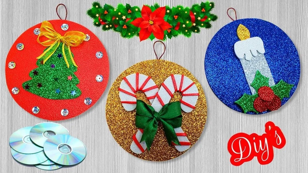 Un círculo de goma EVA y algunos detalles simples transforman estos discos en piezas llamativas, resistentes y totalmente personalizadas.