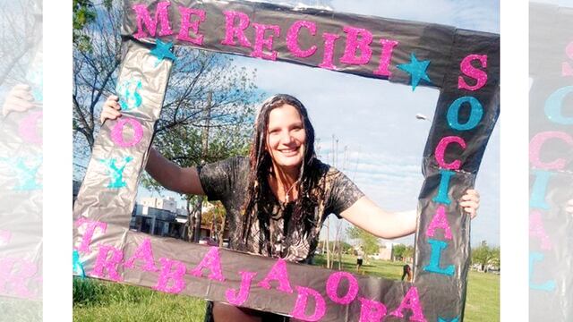 Ana hizo una rifa para pagar sus estudios y logró recibirse.