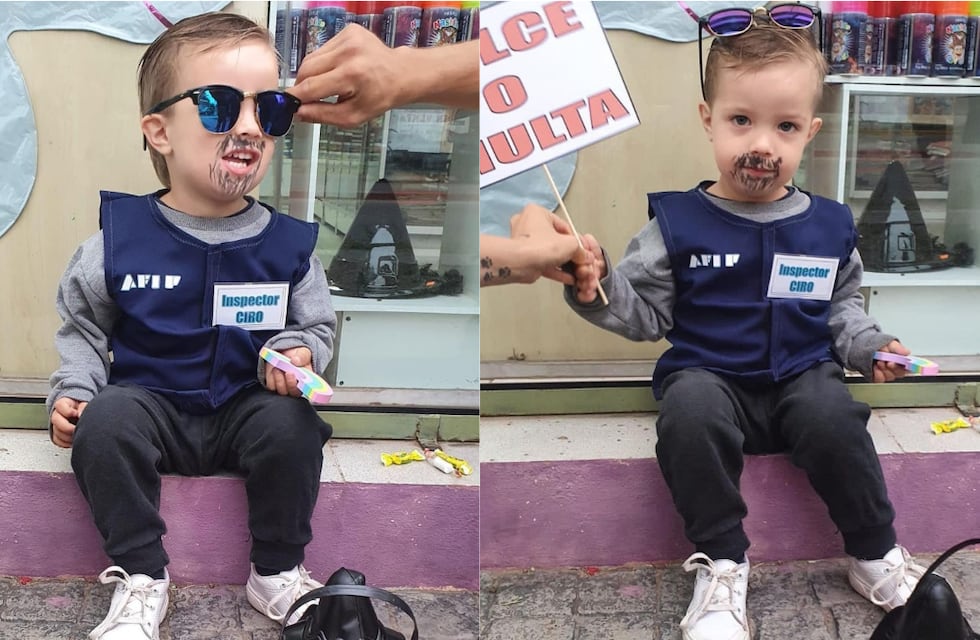 El inspector de Afip: la particular historia detrás del disfraz del nene cordobés que se hizo viral