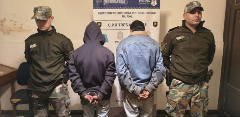 Dos aprehendidos por robo en un establecimiento rural