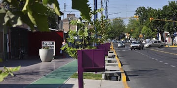 La Municipalidad de Godoy Cruz comenzpó la tercera etapa de laremodelación de calle Paso de Los Andes en el tramo comprendido entre Rivadavía y Carola Lorenzini.Gentileza MGC