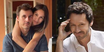Pampita, Roberto García Moritán y Benjamín Vicuña