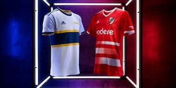 Boca y River presentaron sus camisetas alternativas.