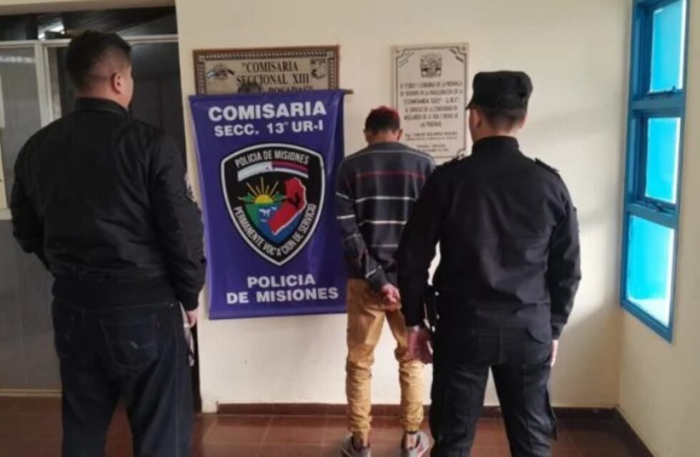 Detienen a presunto asaltante de un taxista en Posadas
