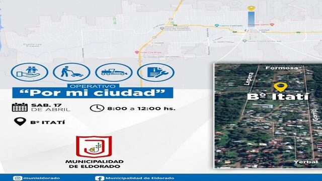 Operativo “Por mi Ciudad” continúa por los barrios: esta vez estará en Itatí
