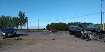 La víctima fatal fue identificada como Silvio Ríos. / Gentileza ministerio de Seguridad.