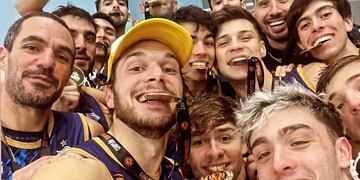 Juan Ignacio Bellozas se consagró campeón de la Liga Federal con Unión de Mar del Plata.