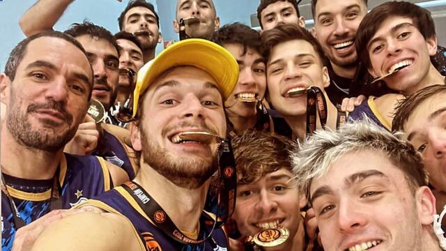 Juan Ignacio Bellozas se consagró campeón de la Liga Federal con Unión de Mar del Plata.