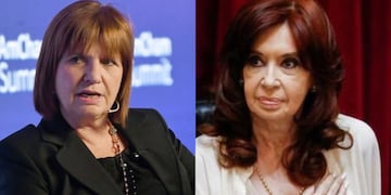 Fuerte cruce entre Patricia Bullrich y Cristina Kirchner.