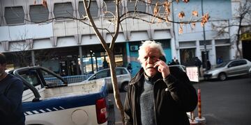 Rubén Daniele, secretario general del Suoem, en la previa de la audiencia del Ministerio de Trabajo. (Pedro Castillo/La Voz)