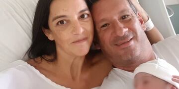 Soledad Laciar anunció el nacimiento de su hija Martina (Instagram)