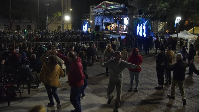 Vigilia ante un nuevo aniversario de la Guerra de Malvinas. (Facundo Luque / La Voz)