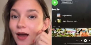 Capturas del video viral de @koana