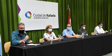 Conferencia de prensa sobre situación epidemiológica en Rafaela al 15/04/2021