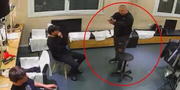 El momento previo al asesinato (Captura de video).