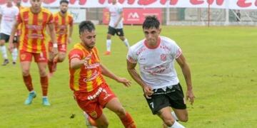 El 9 jugó en Corrientes ante Boca Unidos