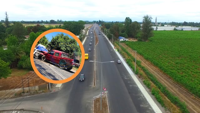 Las imágenes del choque frontal en Chile.