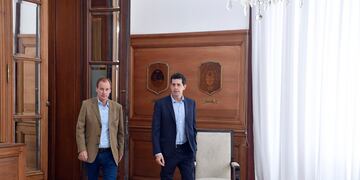Eduardo Wado de Pedro y Gustavo Bordet firmaron un convenio para Gualeguaychú