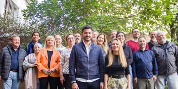 Elecciones 2023: Federico Alesandri y Gabriela Estévez, los dirigentes del Frente de Todos que armaron una alianza llamada "Creo en Córdoba". (La Voz)