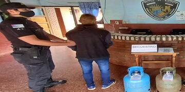 Un detenido y objetos recuperados en Aristóbulo del Valle.