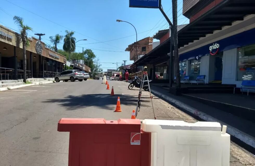 Demoras en las obras de la avenida Brasil de Puerto Iguazú