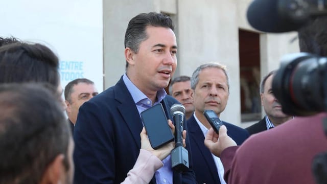 Manuel Calvo, vicegobernador de Córdoba, en San Francisco. (Gobierno de Córdoba)