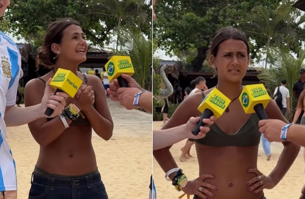 Escracharon a Uma Granata mientras disfrutaba de su viaje de egresados en Brasil: “Era ella”