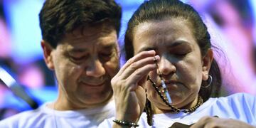El dolor de Graciela Sosa y su marido luego de escuchar la declaración de los ocho rugbiers imputados por el asesinato de Fernando.
