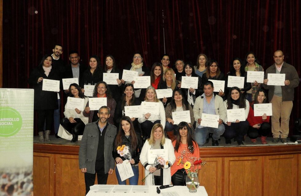 Entregaron certificados a nuevos operadores socio-terapéuticos en problemáticas de consumo