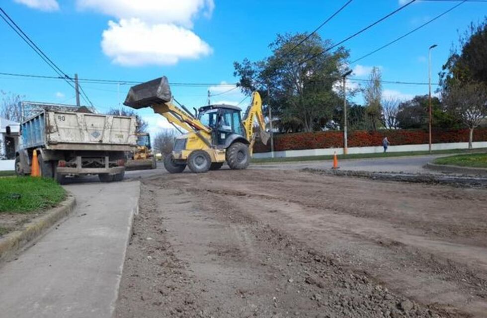 Más calles de hormigón en Zavalla