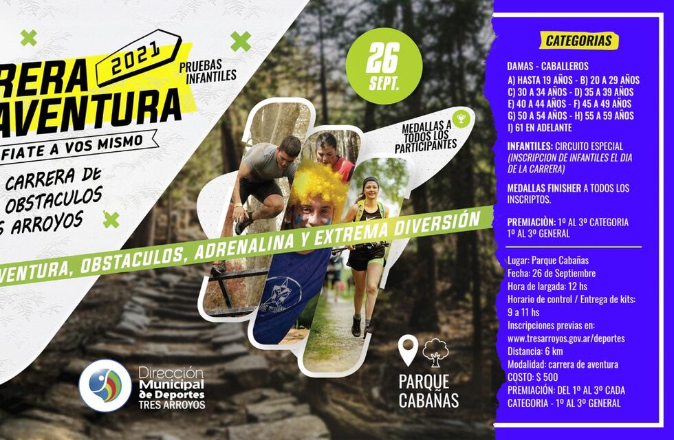 Últimos cupos para la Primera Edición de la Carrera Desafíate a Vos Mismo