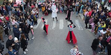 Desfile inaugural del Festival de Teatro de Rafaela