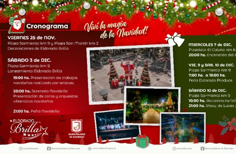 Preparativos en marcha para una nueva edición de “Eldorado Brilla” Navidad