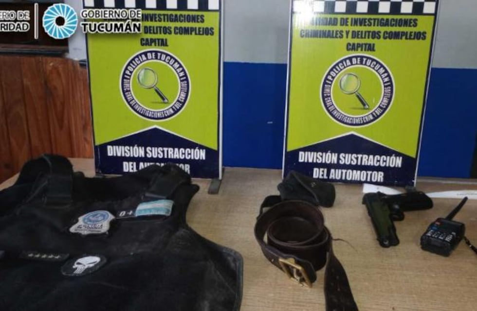 Un hombre se hacía pasar por policía: circulaba con chaleco y arma a la vista, quedó aprehendido