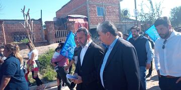 Juri recorrió obras en el Barrio Nueva Esperanza