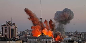 Explosiones en la Franja de Gaza tras un ataque israelí