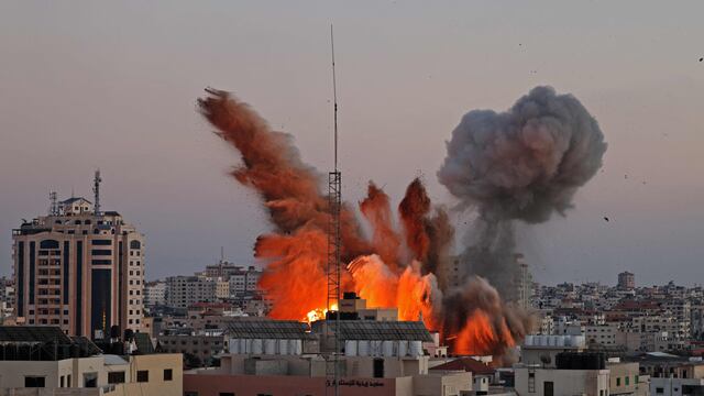 Explosiones en la Franja de Gaza tras un ataque israelí