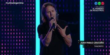 Juan Pablo Cruceño, el puntano que debutó en La Voz Argentina.