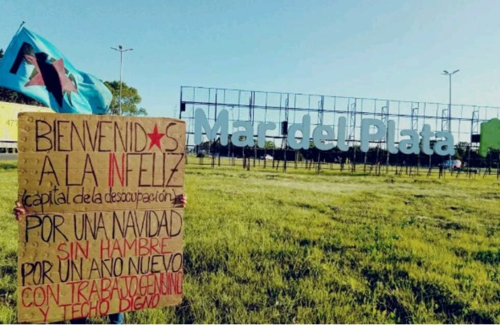 La temporada comenzó con un corte de ruta y acampe en el acceso a Mar del Plata